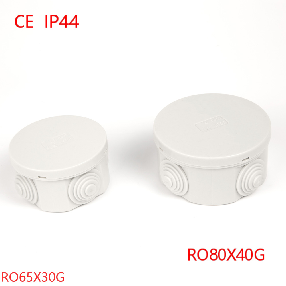 Scatola Di Derivazione Elettrica IP65 158x90x46 Mm - Grigio - In ABS Impermeabile Per Esterno
