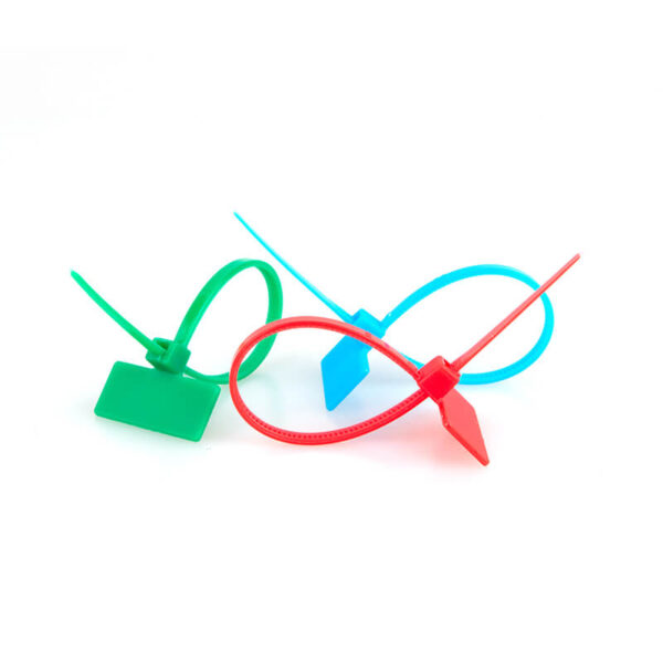 blue nylon cable ties