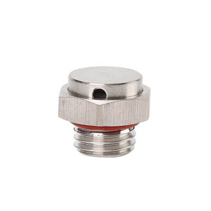 andningsbar ventilationsplugg av metall