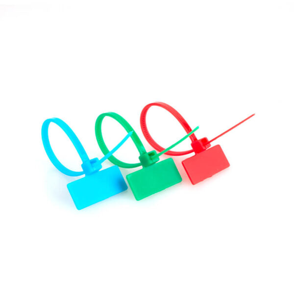red nylon cable ties