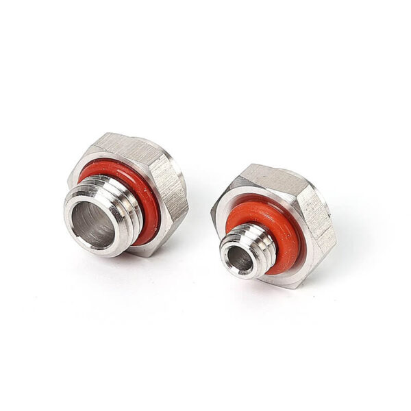 two metal breathable vent plug