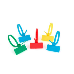 yellow nylon cable ties