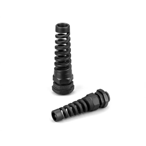 black anti-corrosion nylon cable gland