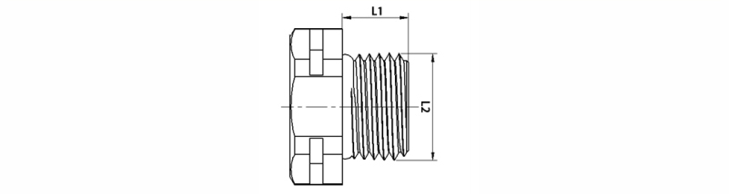 nylon breathable vent plug drawing