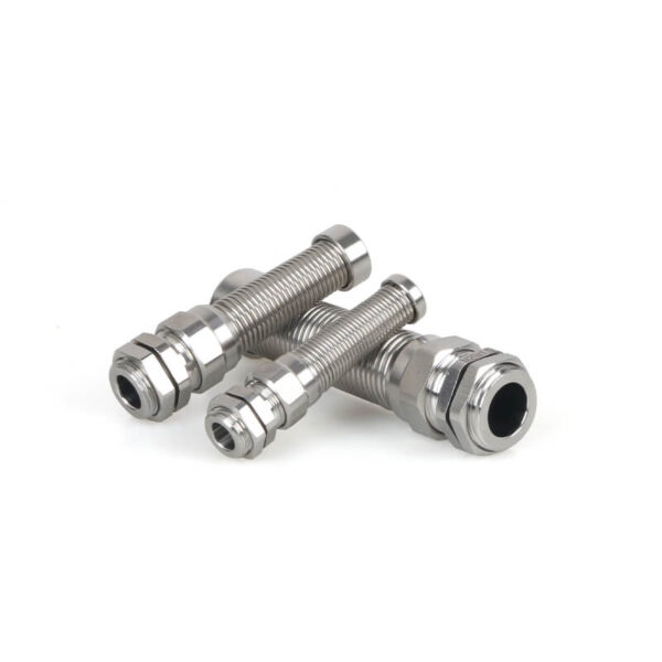 three anti-bending cable glands