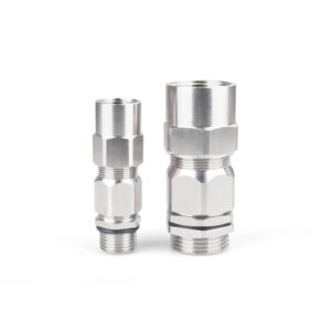 two armored cable glands two armored cable glands