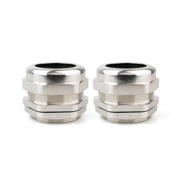 two emc cable gland front