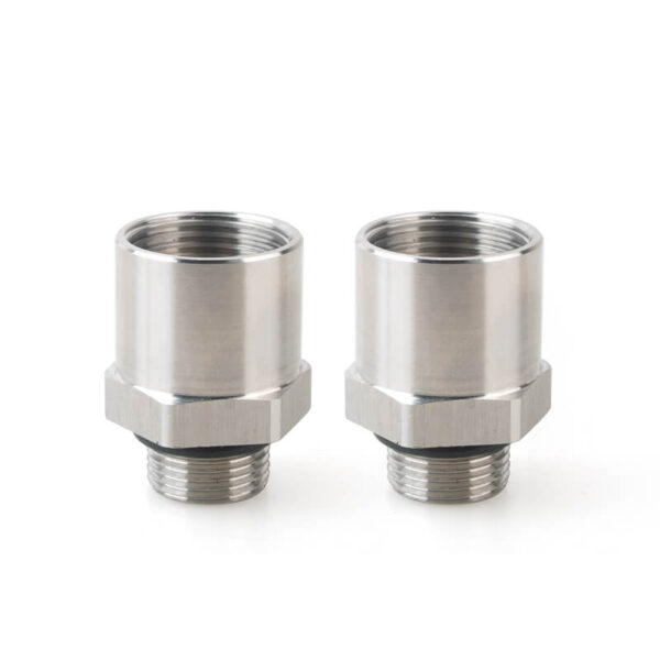 two metal cable gland enlarger